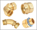 Brass Conduit Fittings - Brass, Sizes 1/2" To 2", Polished Finish, 10 Bar Pressure Rating, 80â°c Temperature Rating | Corrosion Resistant, Dimensionally Accurate, Durable, Easy Installation