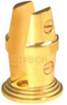Brass Bullet Glass Brackets