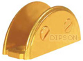 Brass D Glass Bracket