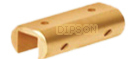 Brass Pipe Glass Brackets