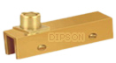 Brass Square Glass Brackets