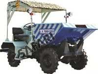Jk Tough Rider - 2 Ton Capacity, 0.75 Cum Hydraulic Tilting Bucket | Heavy Duty Deep Grooved Tyres, Ergonomic Design, Mahindra Engine & Axles