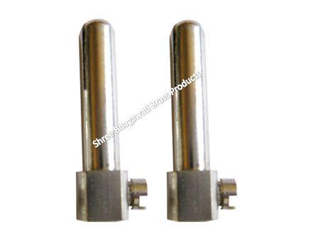 Brass Square Round Male Pin