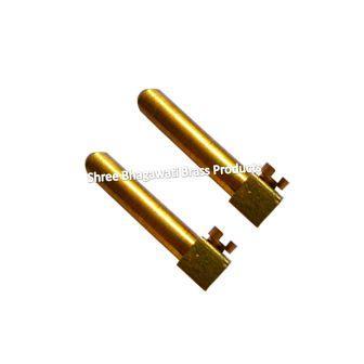 Brass Square Head Male Pin