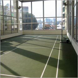 Synthetic Badminton Court