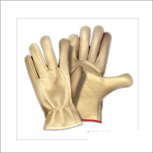 Grain Driving Leather Gloves