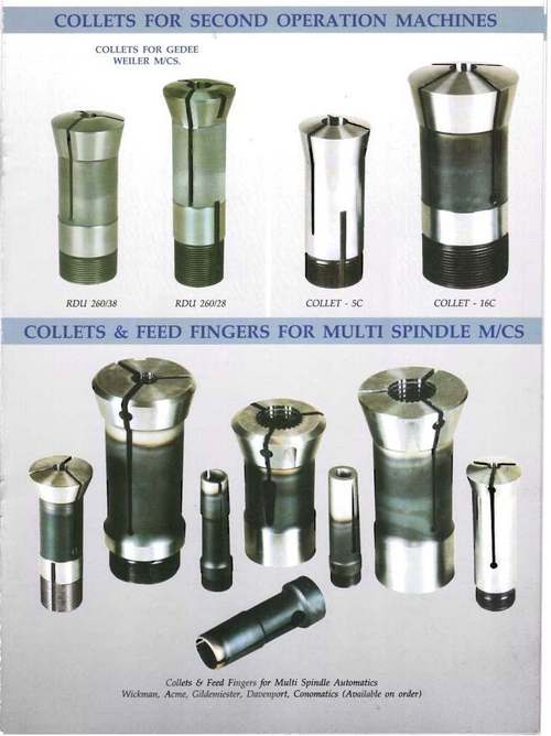 MULTI SPINDLE MACHINE COLLETS