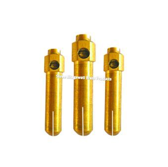 Brass Solid Square Round Plug Pin