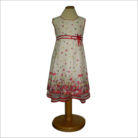 Cup Cake - Cotton, Various Sizes, White | Elegant Design, Comfortable Fit, Knee-Length, Sleeveless A-line Style