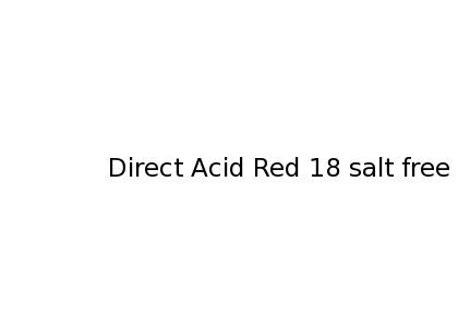 Direct Acid Red 18 Salt Free Dyes