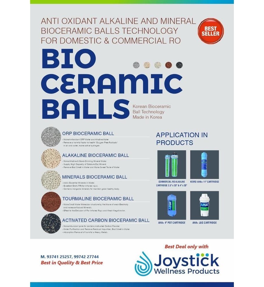 White Bioceramic Balls