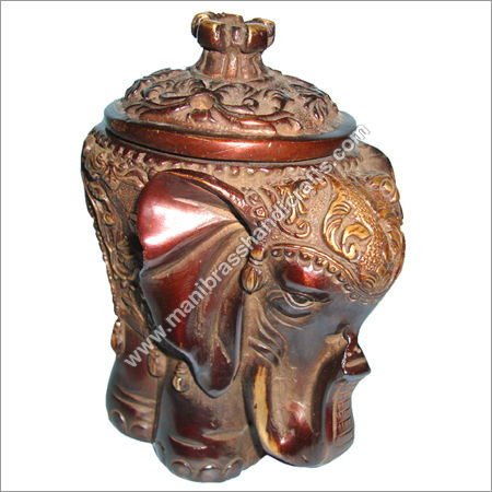 Elephant Dhoop Dani With Lid