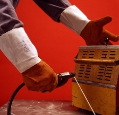Heat Proof Welding gloves with Comfort lining