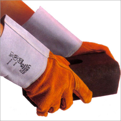 Heat Proof Leather Welding Gloves