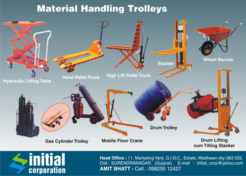 Material Handling Trolly
