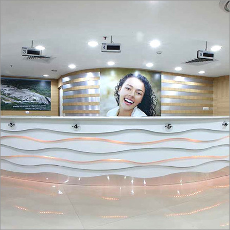 Showroom Reception Designing