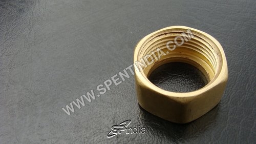 Brass Hex Nut - Metric Thread, Plain Finish, Corrosion Resistant, Durable, Easy Installation