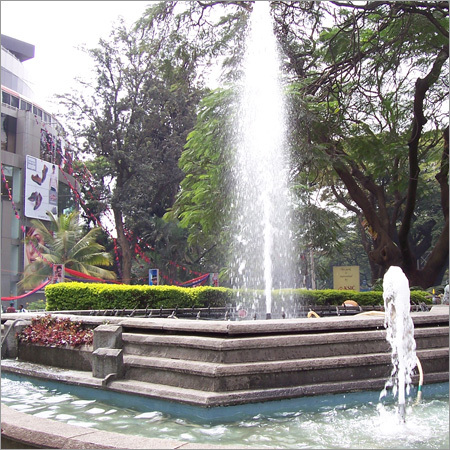 Round Outdoor Fountain