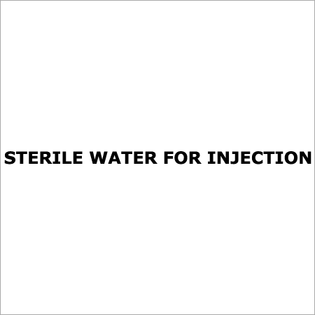 Sterile Water For Injection