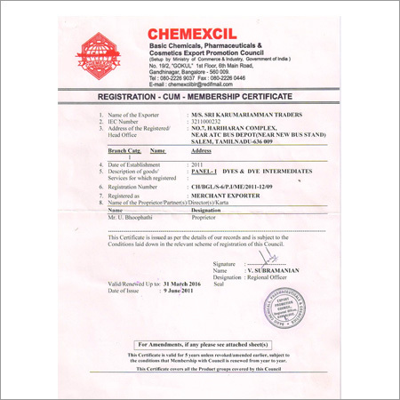 Certificates