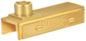 Square Pivot Glass Brackets