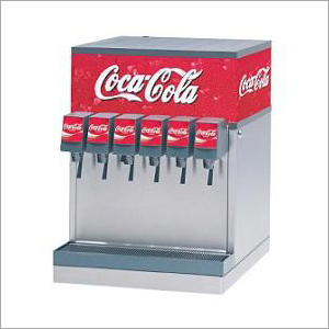 Soda Fountain Machine - Stainless Steel 36"x24"x48" Dimensions | 1000 oz/hr Cooling Capacity 6 Dispensers Customizable Options Durable Design Easy Maintenance