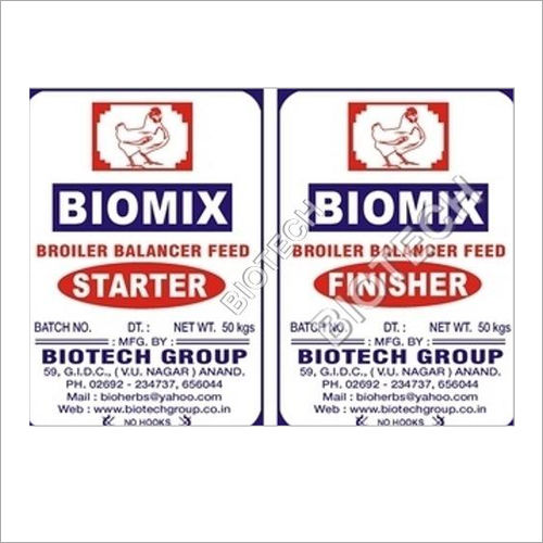 Biomix Broiler Feed - Shelf Life: 1 Years