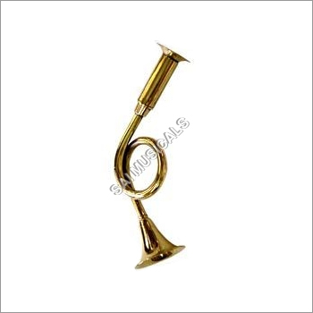 Bugle-Big-16 - Brass, 16cm, Gold | Loud Sound, Polished Finish, Easy Install, Reliable Signal, Classic Design