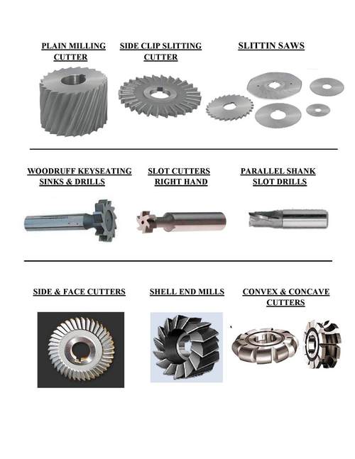 H.S.S. CUTTING TOOLS