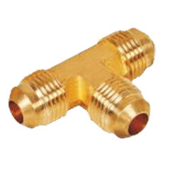 Brass Flare Tee Union