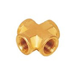 Brass Female Cross