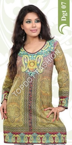 Manufacturer Exporters OF Digital Print Kurtis