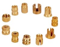 Brass Expansion Inserts - High Grade Round Male Inserts | Cnc Machined, Durable Design, Warranty Included