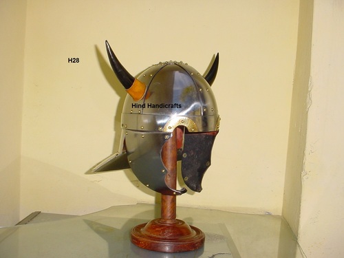 Medieval Horn Helmet