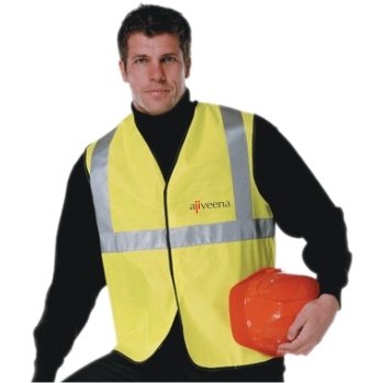 Hi Visibility Economy Waistcoat With Co Logo