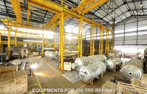 Yellow Edible Oil Refinery Plant