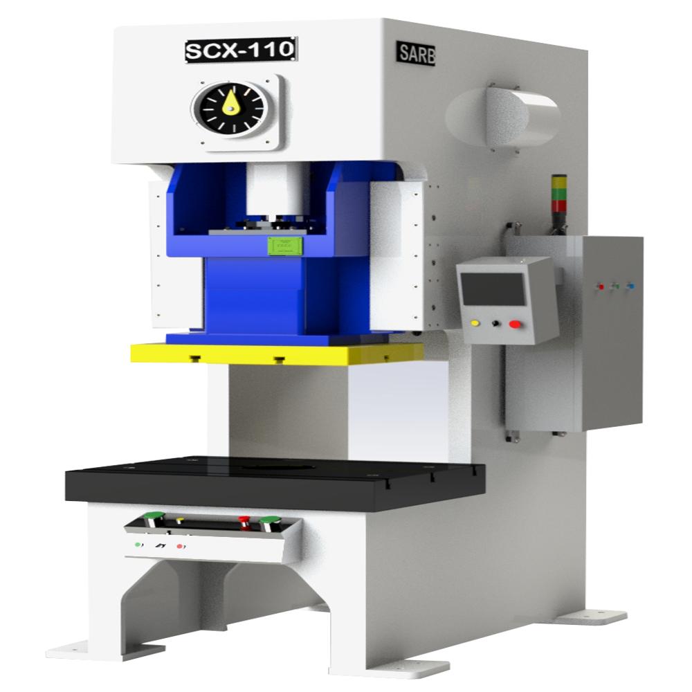 Cross Shaft Single Point Press - Color: Blue
