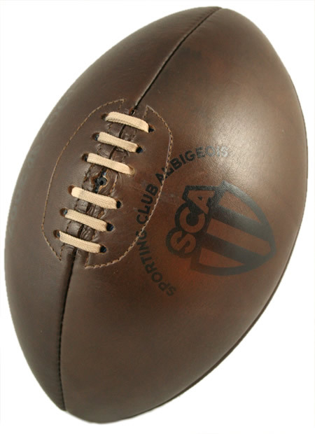 NATURAL LEATHER AFL FOOTBALL