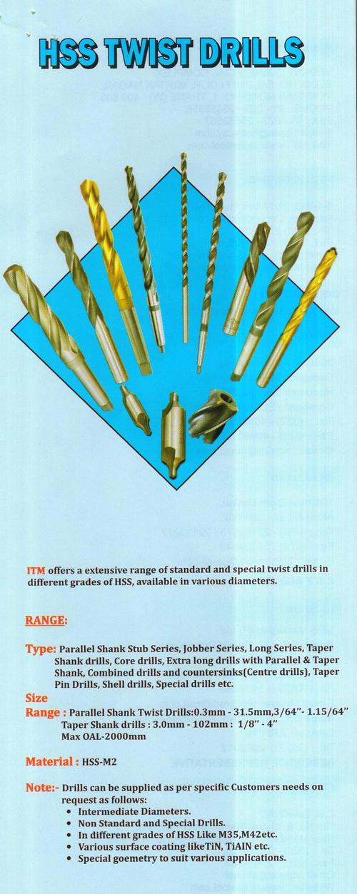 Hss Twist Drills