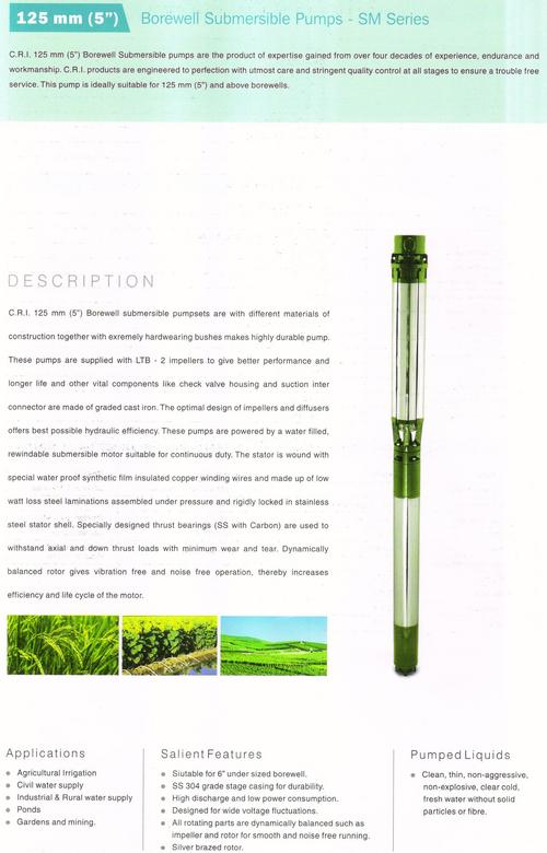 125mm Submersible Pumps