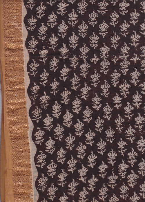 Maheshwari zari Border Suit Design 1082