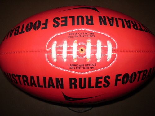 Red Aussie Afl Footy Ball