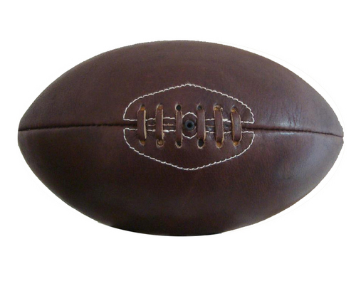 NATURAL LEATHER AFL FOOTY