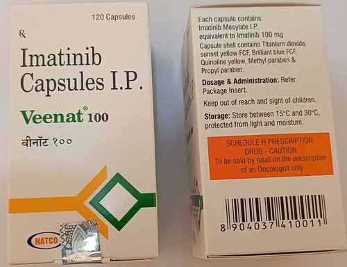 Veenat Tablets Ingredients: Imatinib Mesylate 100 Mg