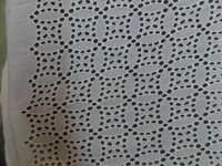 Schiffli Embroidery Laces - Cotton Material, Customize Size, Elegant White Color - Intricate Embroidered Pattern For Versatile Use