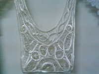 White Silk Neck Lines
