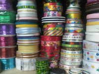 Printed Satin Ribbon - Customizable Sizes, Vibrant Multicolor Embroidered Pattern | Exceptional Durability, Colorfastness, Smooth Texture, Captivating Look