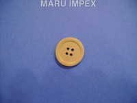 Yellow Wood Ring Buttons 4 Hole Haldu