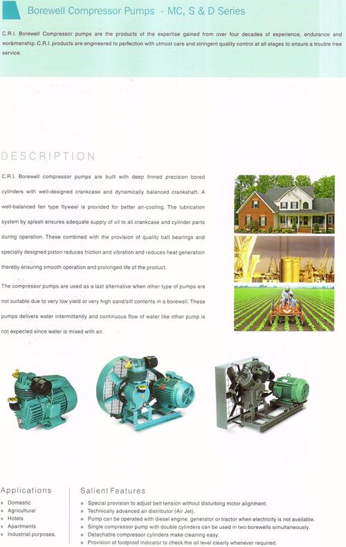 Borewell Compressor Pumps