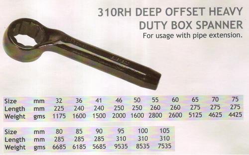 310Rh Deep Offset Heavy Duty Spanner
